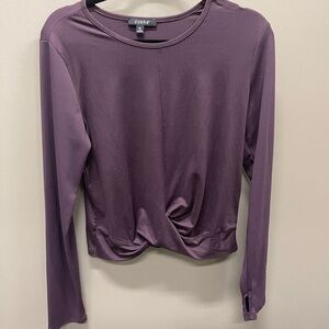 Zobha plum Long Sleeve Top